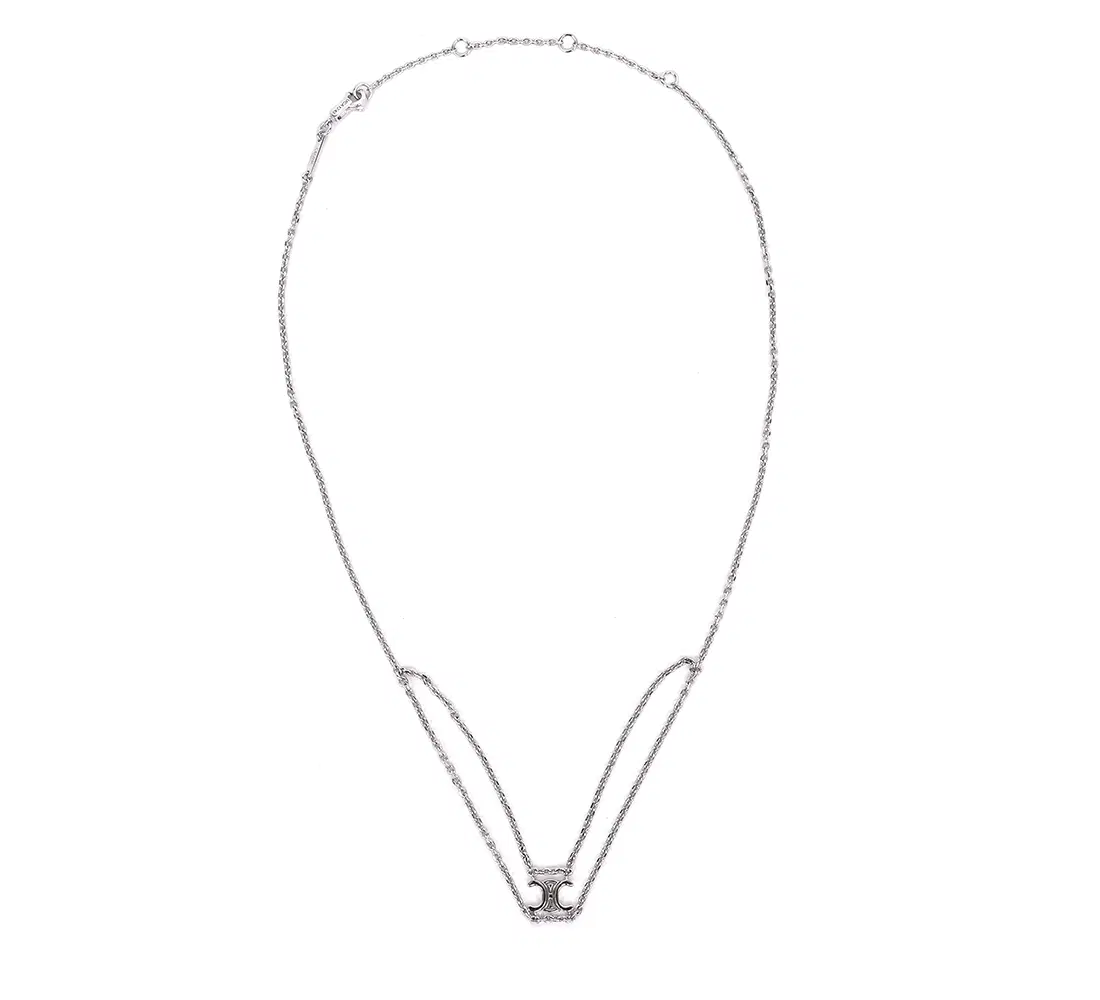 [중고명품] 셀린느 트리옹프 서스펜디드 네클리스 460CE6BRA.35OR