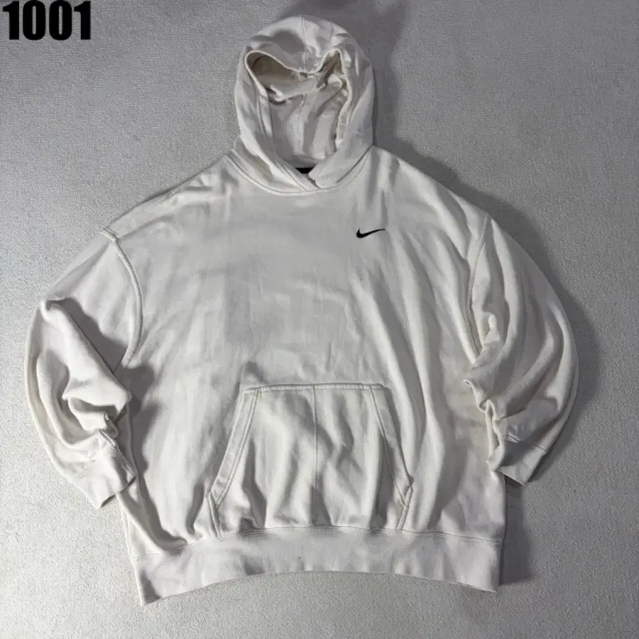 나이키 후드티 화이트 XL