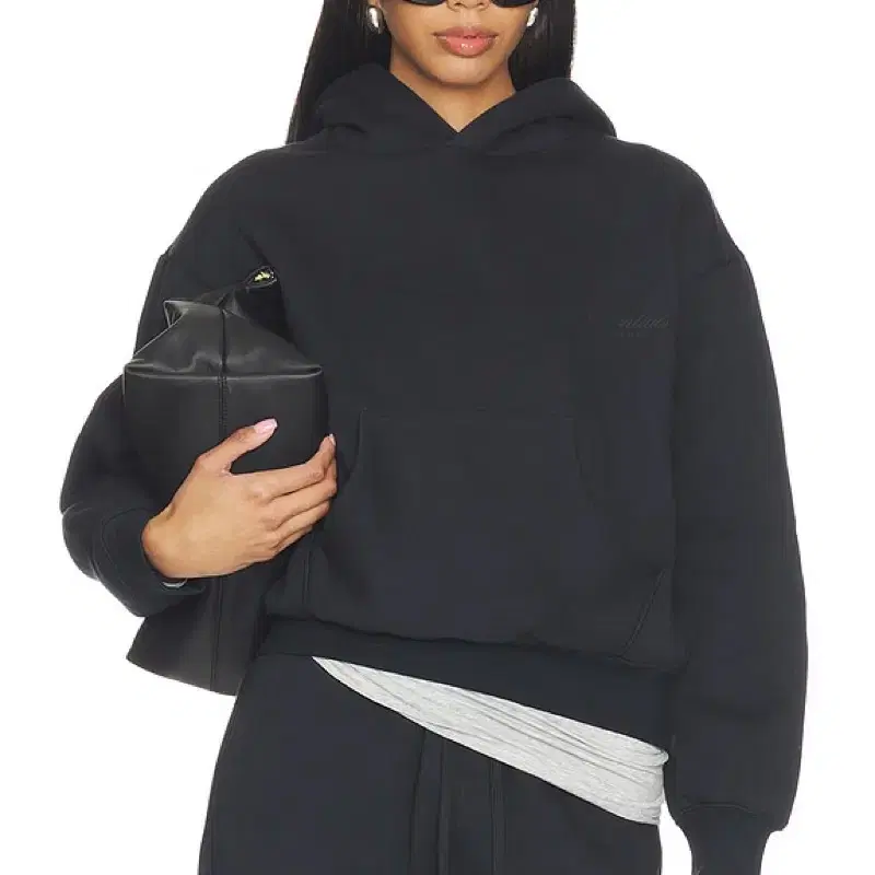 [새상품] 피어 오브 갓 에센셜 (Fear of God ESSENTIALS) 여성 클래식 후드 빈티지 블랙 XS / S