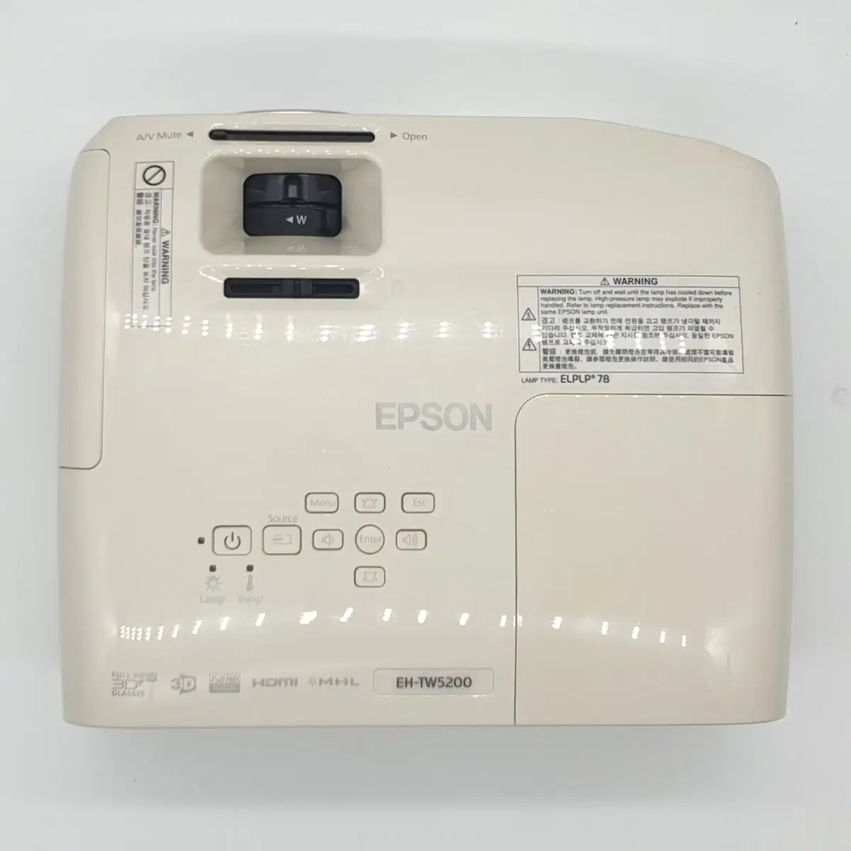 엡손 EH-TW5200 2000안시 풀HD 홈시어터 중고 빔프로젝터