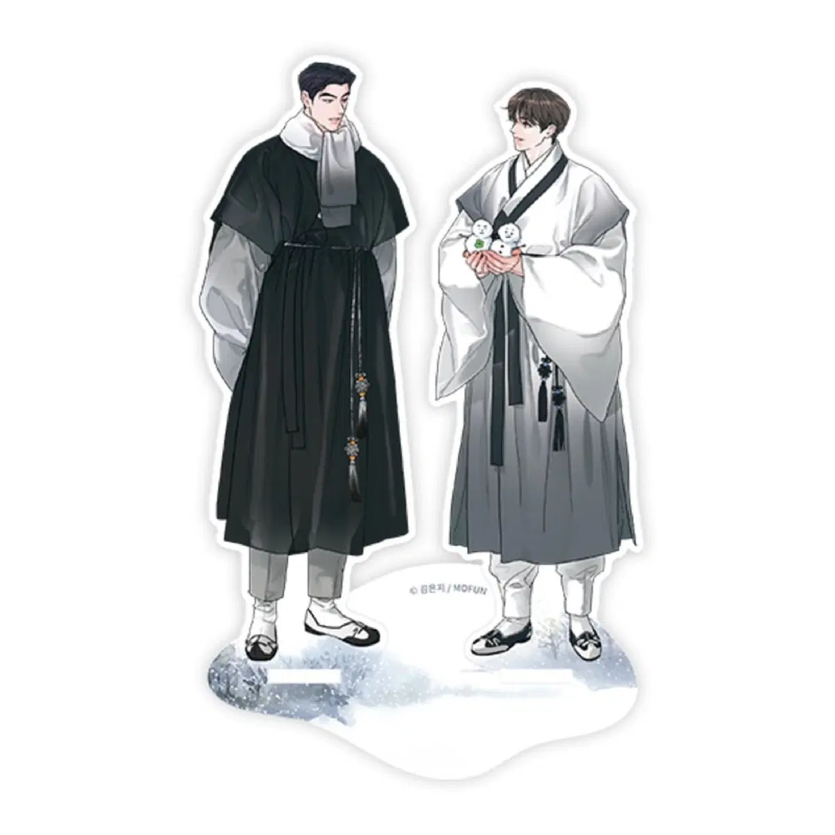 [미개봉] 리미티드 런 아크릴 스탠드 모펀 리런 신년맞이 새해 한복 콜카 콜라보 카페 굿즈