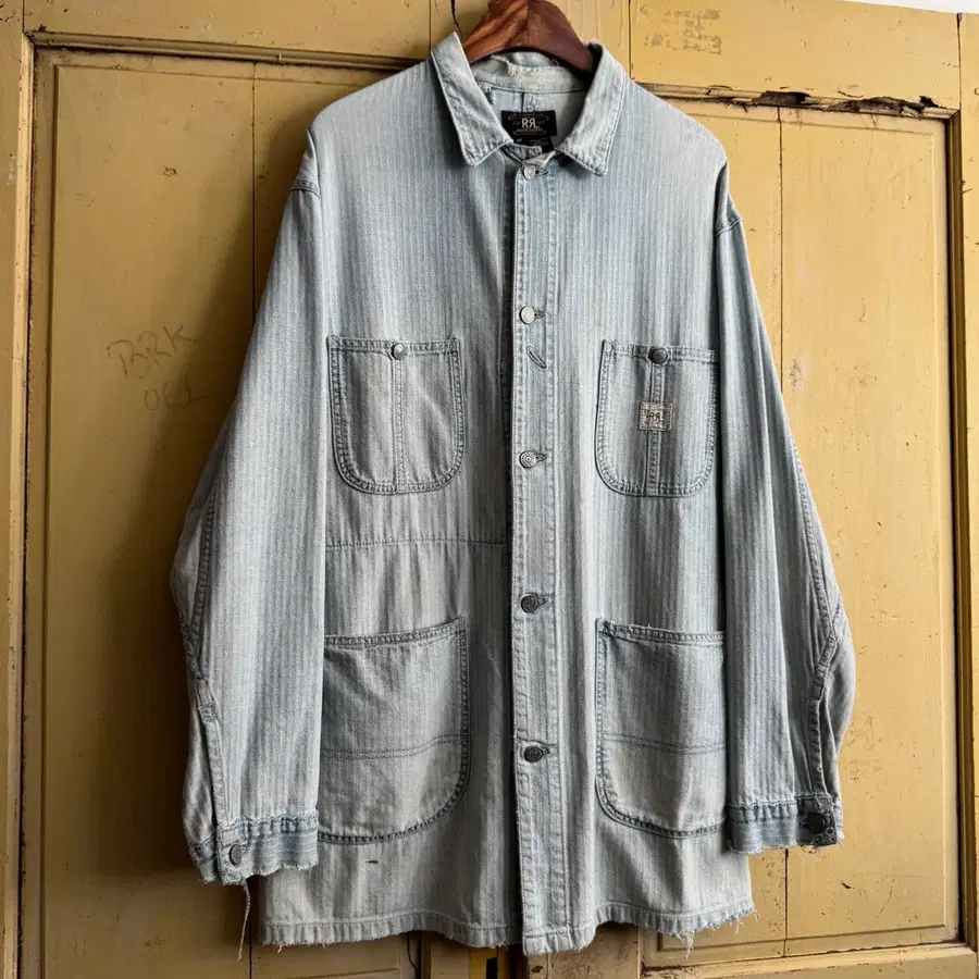 [M]90's OG RRL Made in USA 히코리 초어자켓