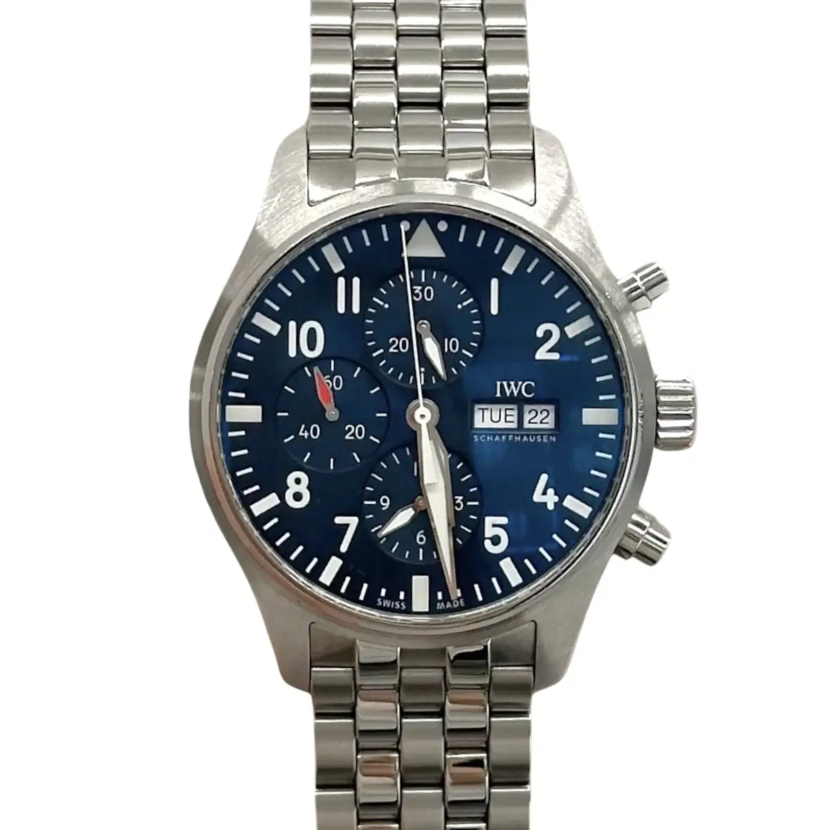 IWC 파일럿 크로노그래프 어린왕자 에디션 남성시계 377717 43mm