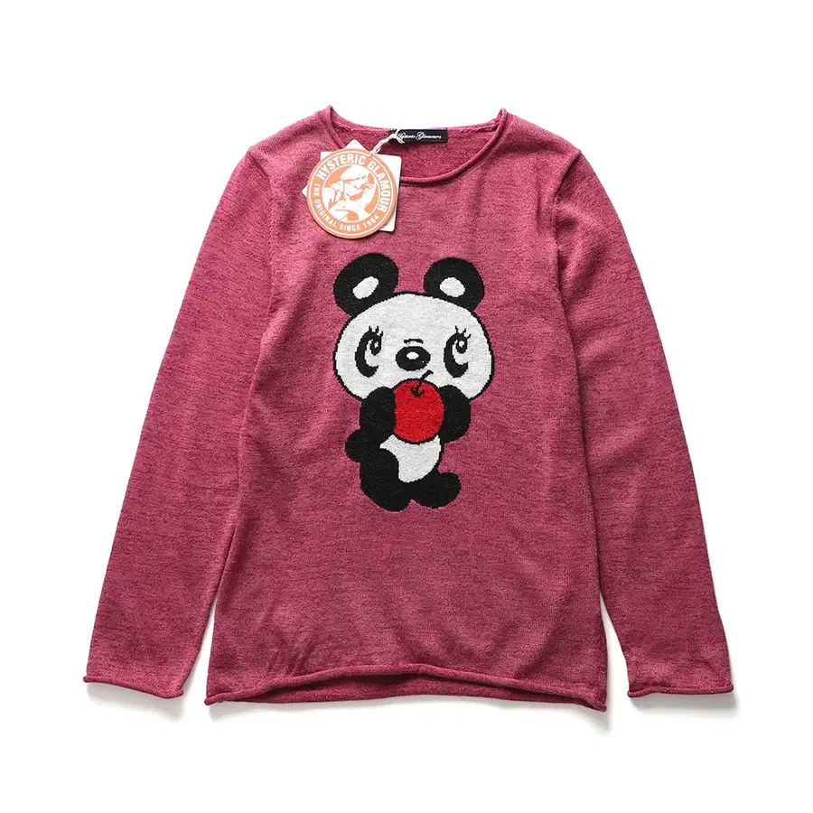 히스테릭글래머 HYSTERIC GLAMOUR Apple Panda Knit Sweater