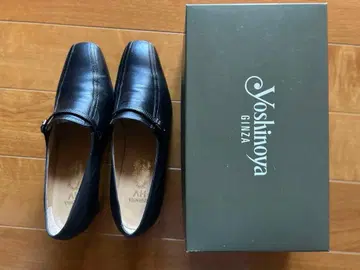 Yoshinoya GINZA 펌프스 블랙 24.5cm