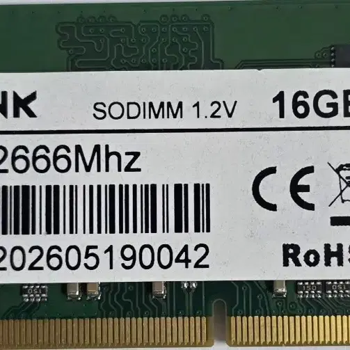 CAPLINK DDR4-2666MHz SODIMM 16GB