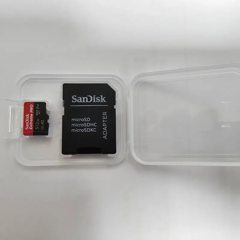 샌디스크 익스트림 프로 512GB 마이크로 SD카드 팝니다.