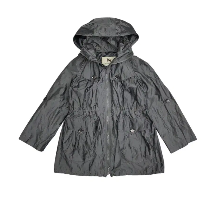Burberry 버버리 메탈릭 그레이 야상 후드 점퍼