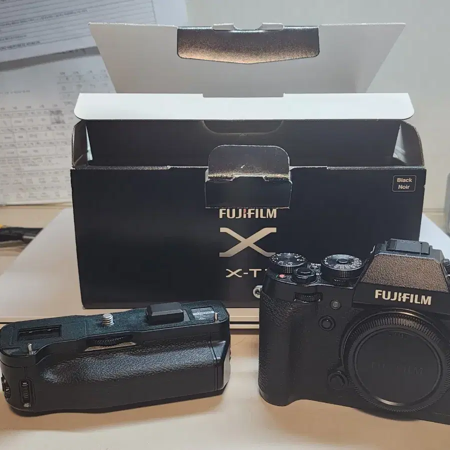 A급 후지필름 X-T1 570컷 (수직그립/박스 있음)+M42-FX 마운트