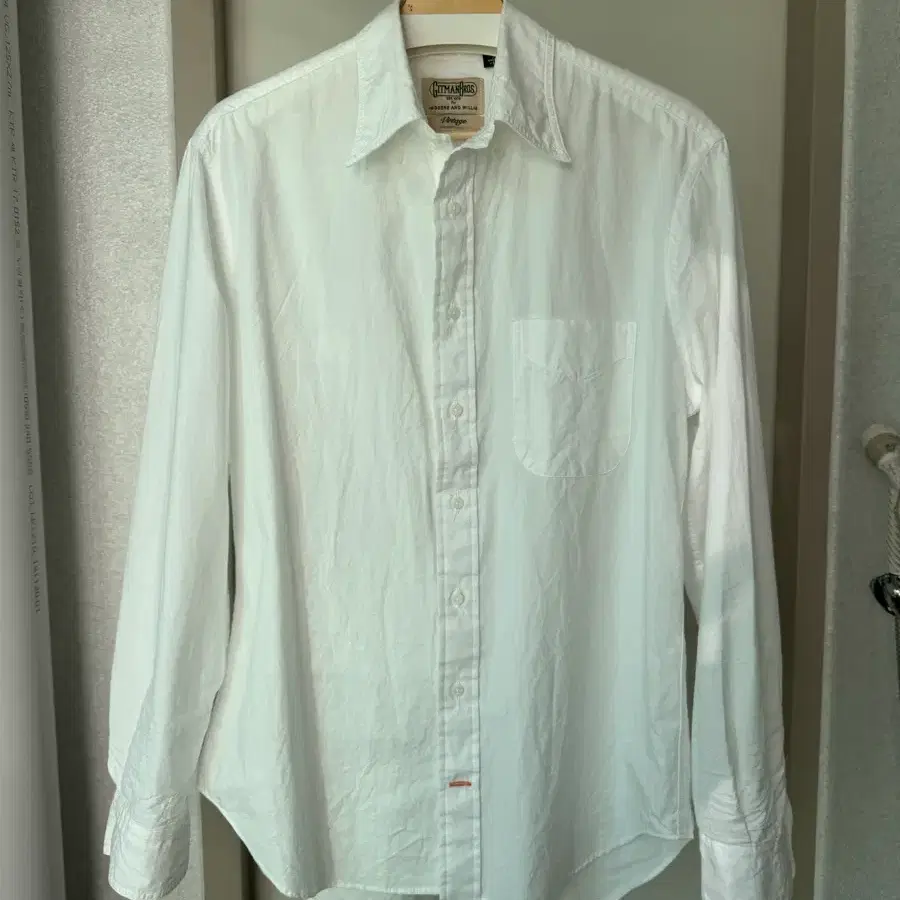 Gitman vintage 깃먼빈티지 화이트 포플린 옥스포드 L