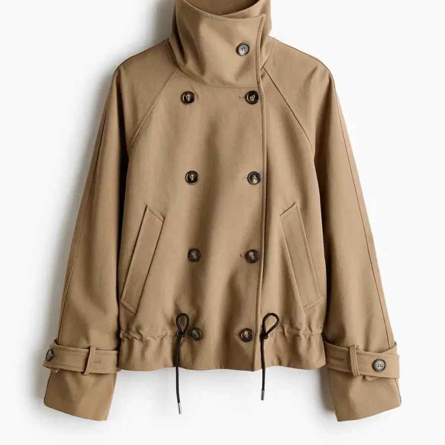 H&M 퍼널넥 트렌치 코트