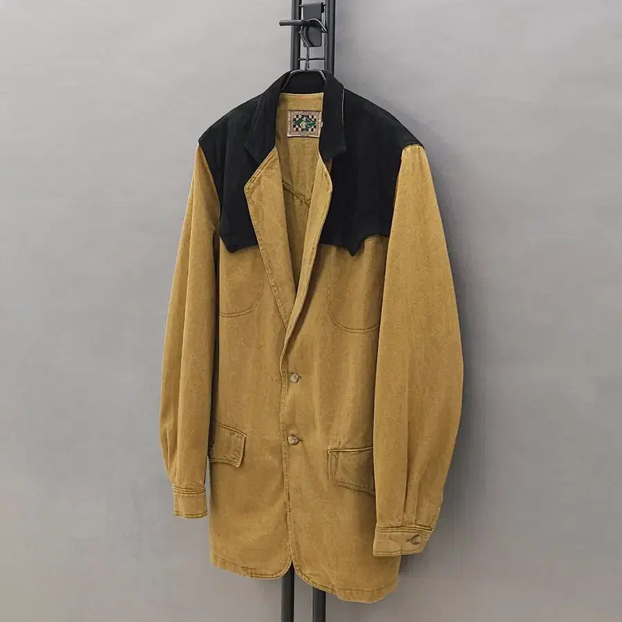 Rode Walker 90's USA 로드워커 미국제조 캔버스&스웨이드레더 웨스턴 커버올자켓L~110