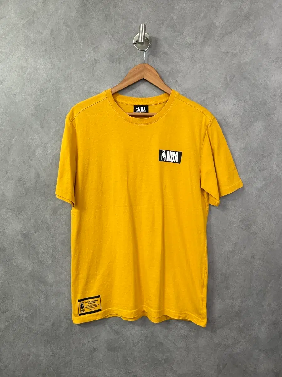 NBA 반팔티 옐로우 M