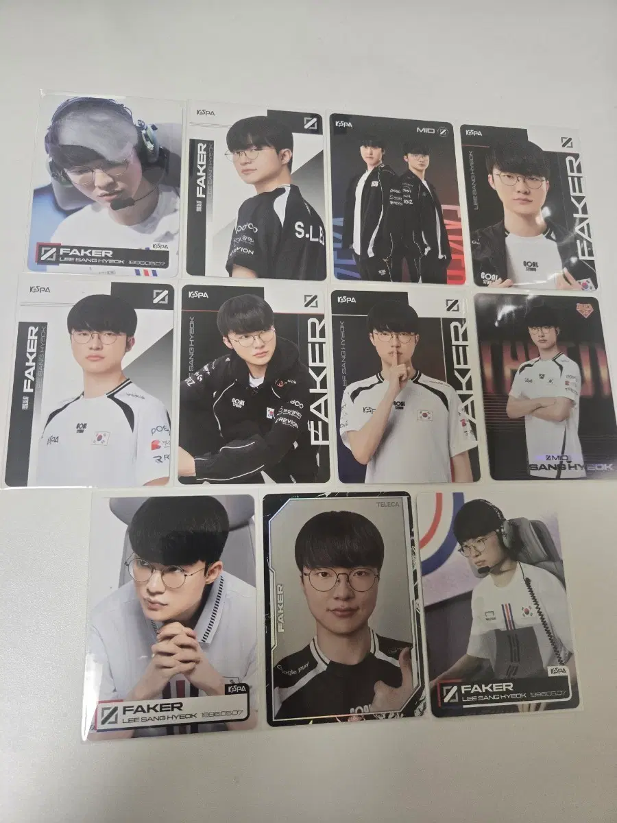 kespa 테레카 아시안게임 롤 국가대표 카드 페이커 이상혁