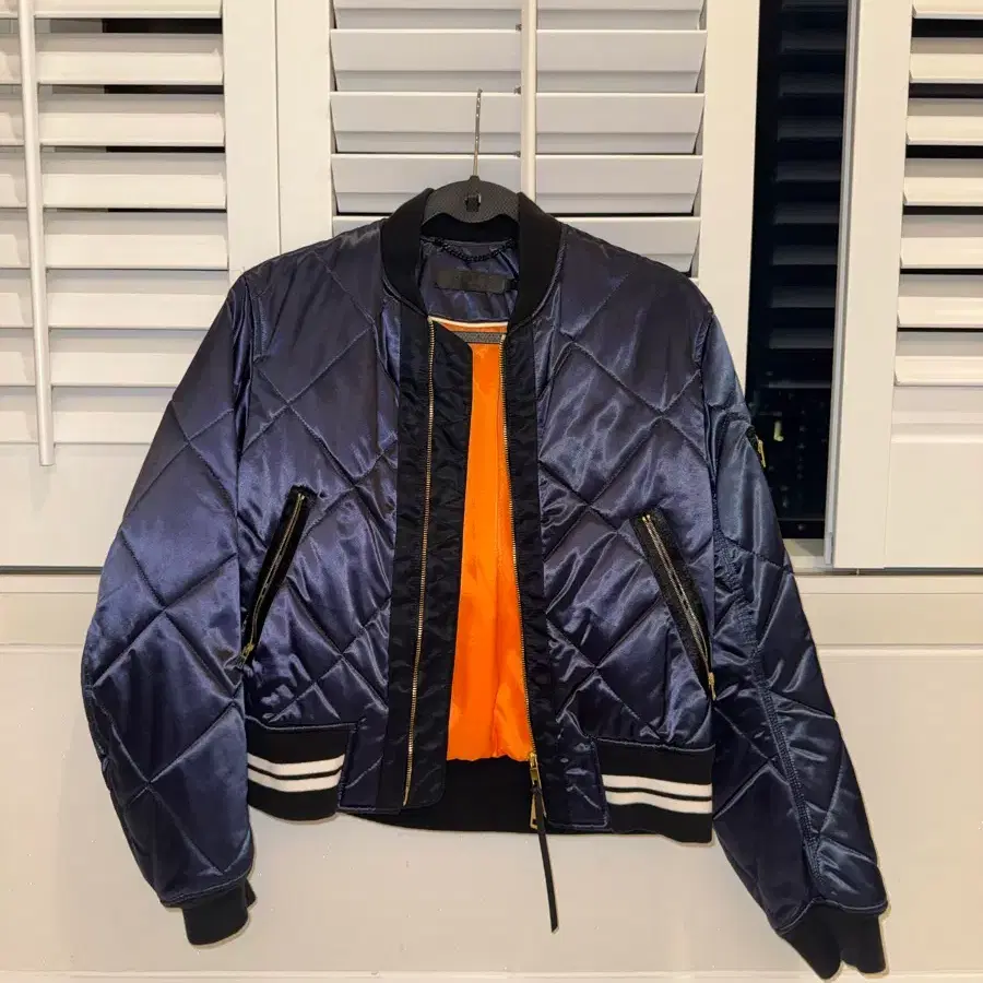 Rag & Bone 랙앤본 새틴 항공점퍼 S/55