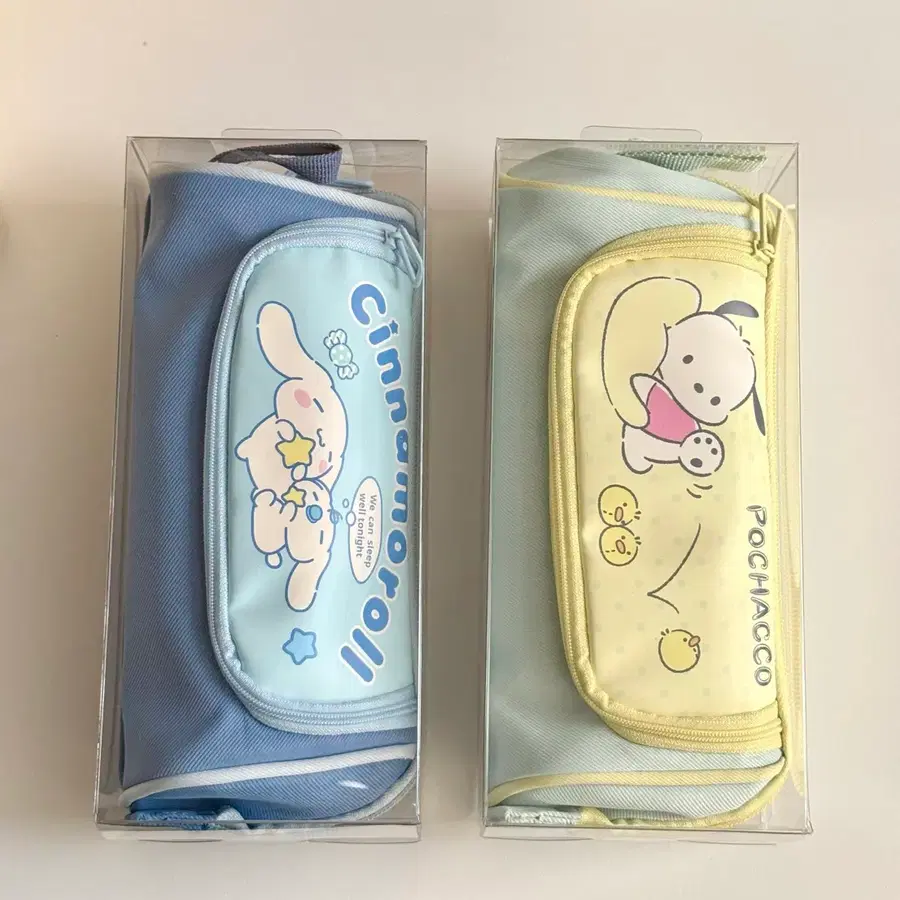 시나모롤&포차코 필통 파우치 일괄 세트