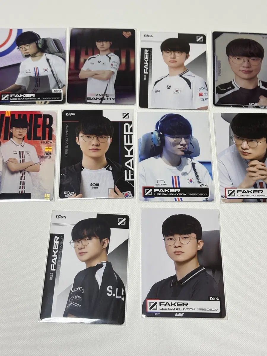 페이커 테레카 포토카드 10종 일괄 faker teleca