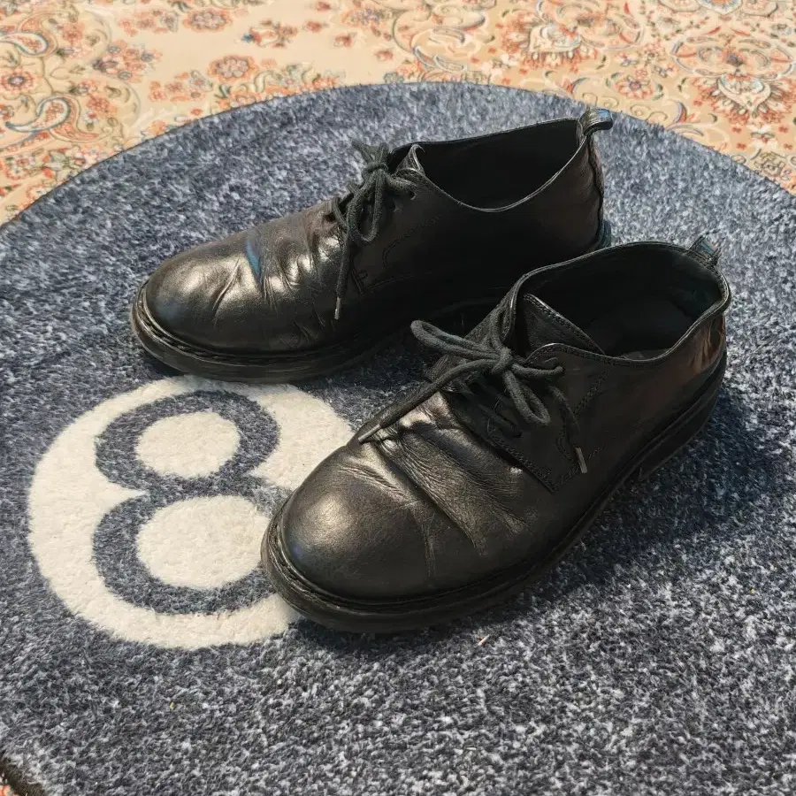 Ann Demeulemeester, Ann Demeulemeester leather Derby shoes