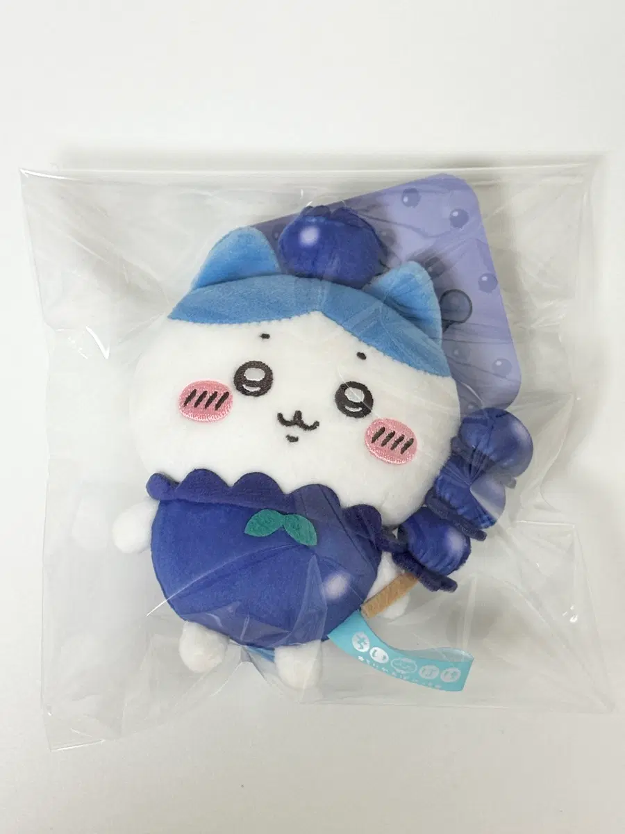 치이카와 하치와레 블루베리 마스코트 인형키링 새상품