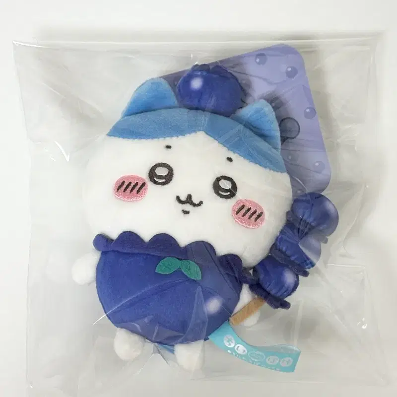 치이카와 하치와레 블루베리 마스코트 인형키링 새상품