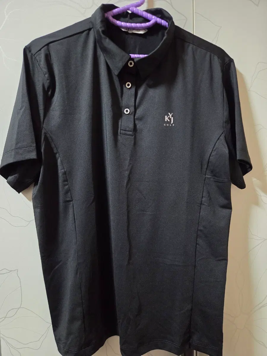 KYJ Golf 골프웨어 반팔 카라티 블랙