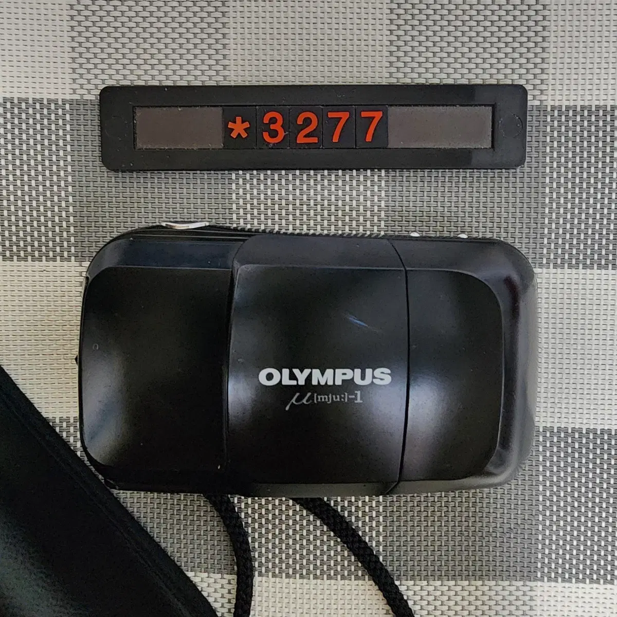 올림푸스 뮤 1 블랙바디 필름카메라 파우치포함