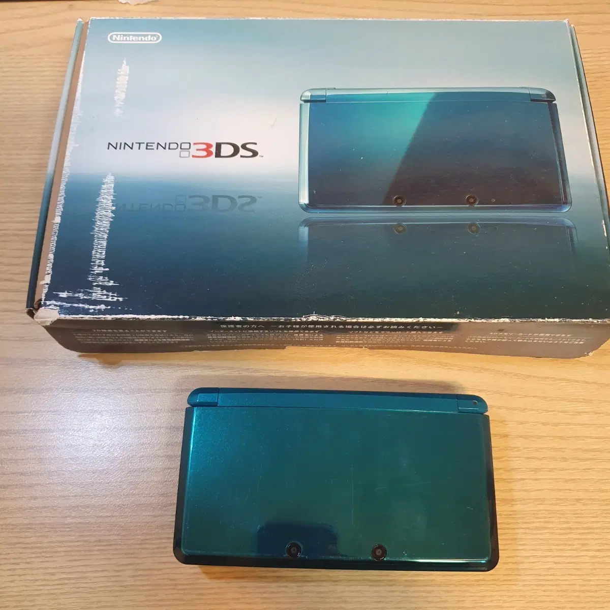 닌텐도 3ds 구작다수 아쿠아 블루 b+급
