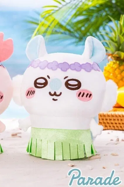 먼작귀 치이카와 시리즈 모몽가 인어섬의 비밀 '섬에 오신것을 환영합니다' 마스코트 인형