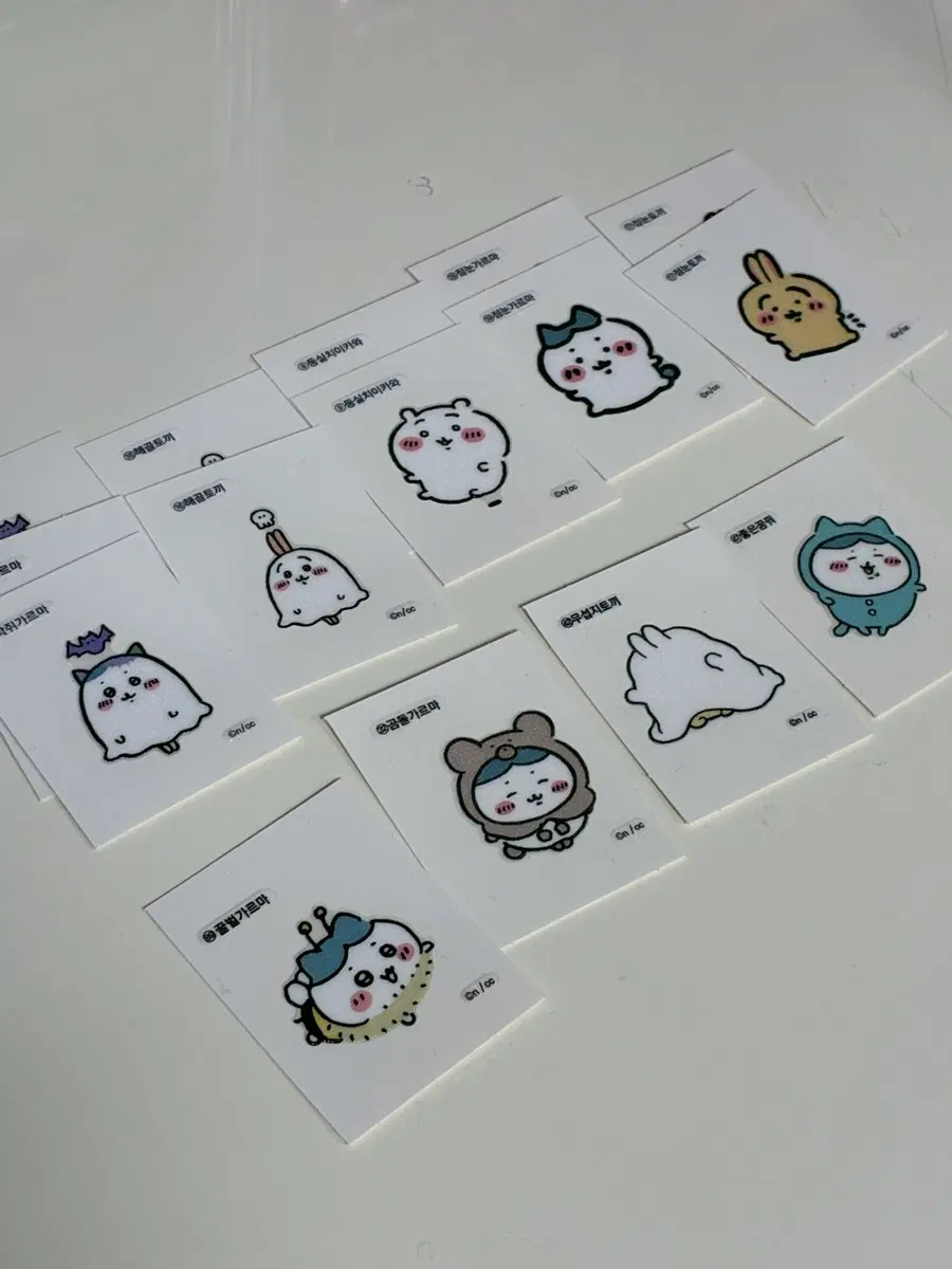 치이카와 먼작귀 시크릿 레트로 스티커