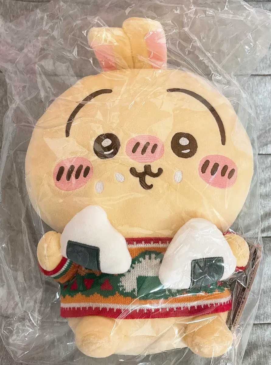 치이카와 먼작귀 세븐일레븐 크리스마스 애니마이쿠지 C상 우사기 봉제인형 누이구루미