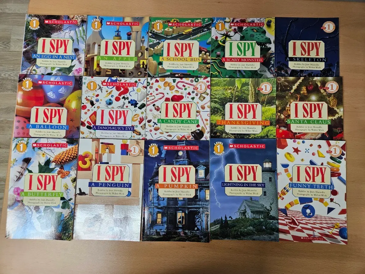 Scholastic Reader Level 1 : I SPY 페이퍼백 15종