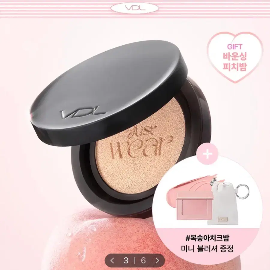 VDL 커버 스테인 퍼펙팅 쿠션 V02 본품+리필+치크