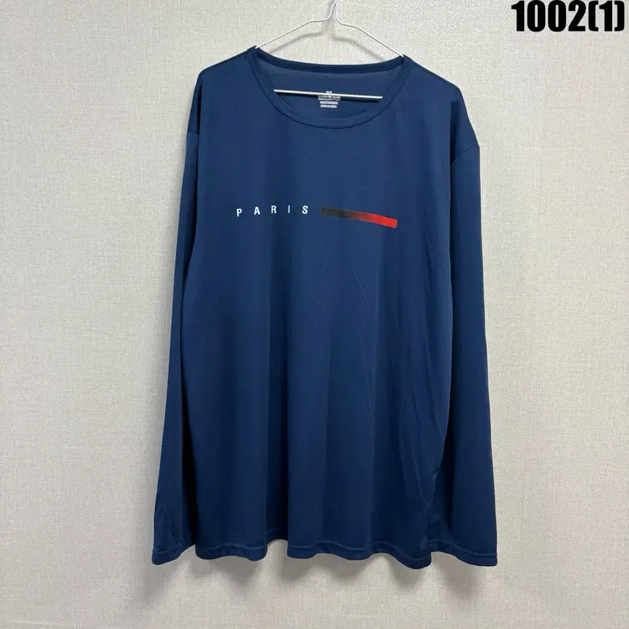 파리 기능성 긴팔티 네이비 3XL