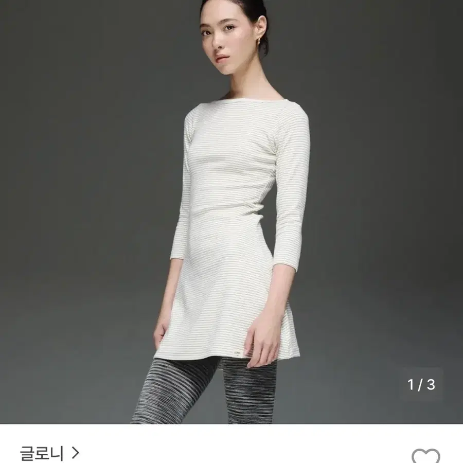 글로니 3/4 G 컴포트 스트라이프 원피스