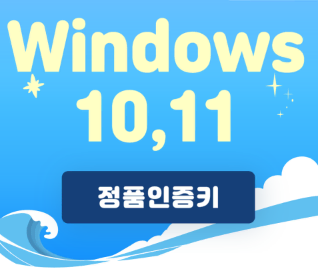 [빠른발송] 윈도우11 / 윈도우10 프로 홈 정품키 오피스2021