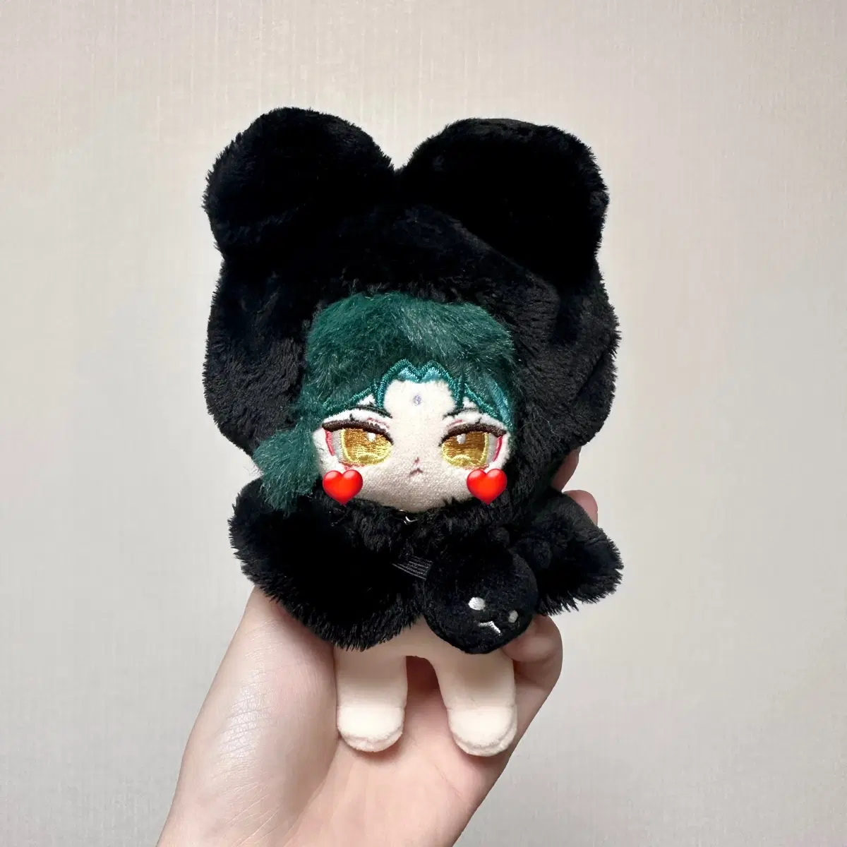 블랙토끼 망토 10cm