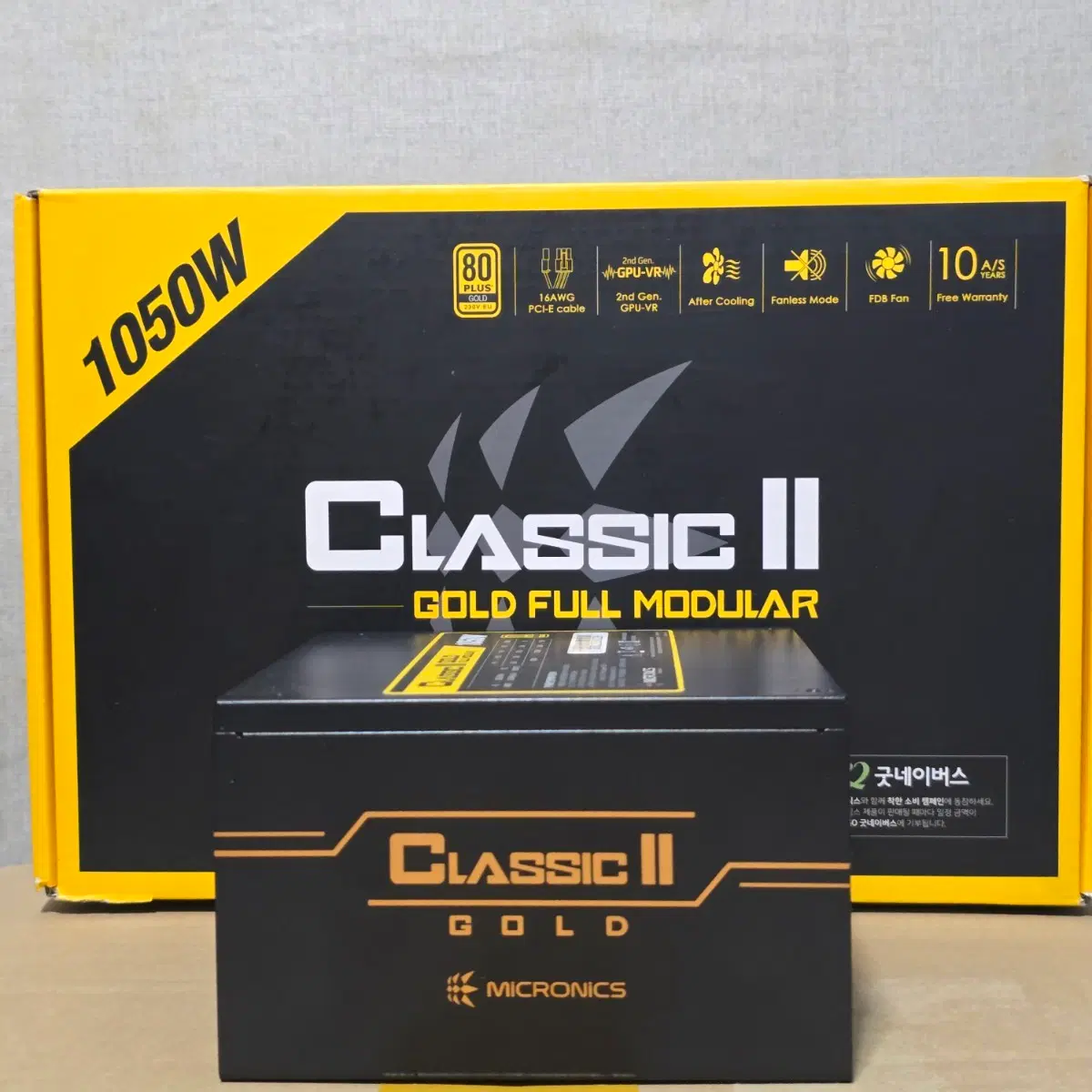 마이크로닉스 1050 클래식 II 골드 풀모듈러 팝니다