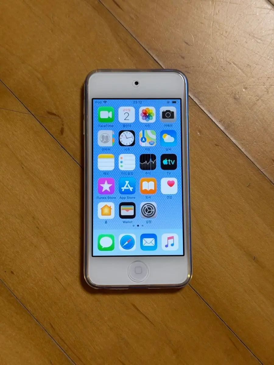 애플 아이팟 터치 6블루 128GB+ 케이스 충전 케이블 포함