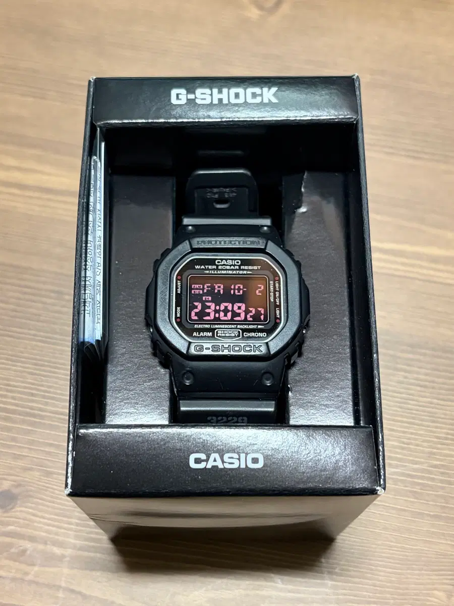 카시오 G-SHOCK DW-5600MS-1DR (군인 시계)