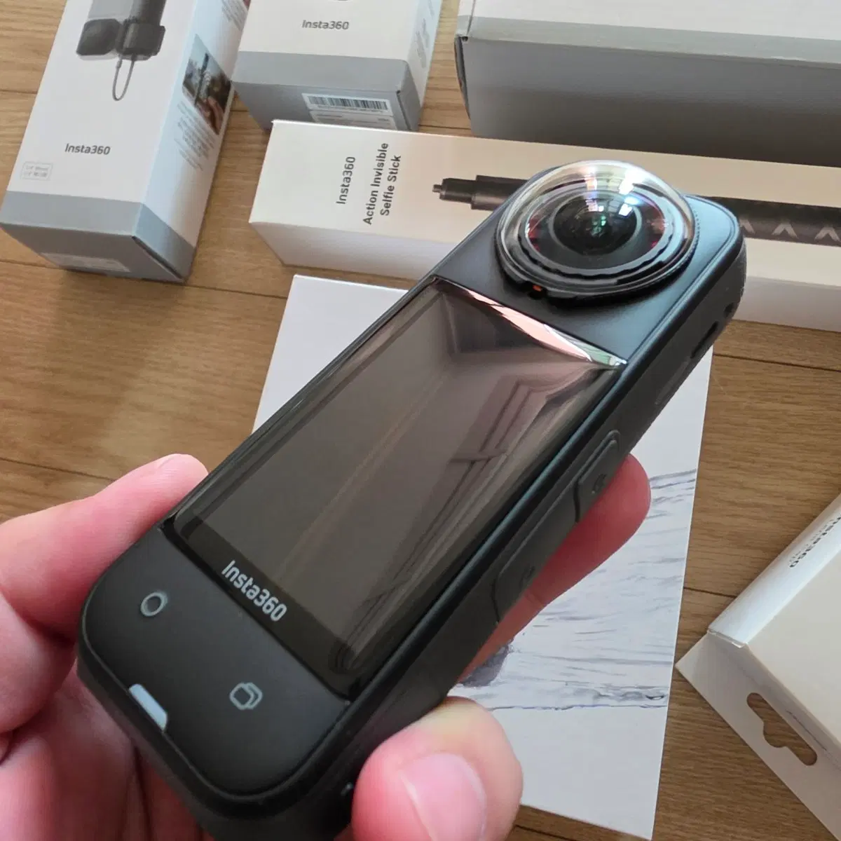 인스타 360[ Insta360] X5 8K 액션캠 & GPS리모컨, 셀카봉 등