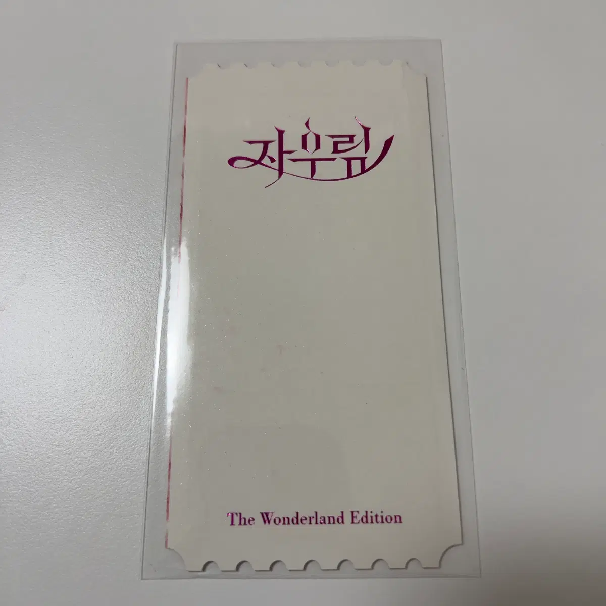 자우림 오리지널 티켓