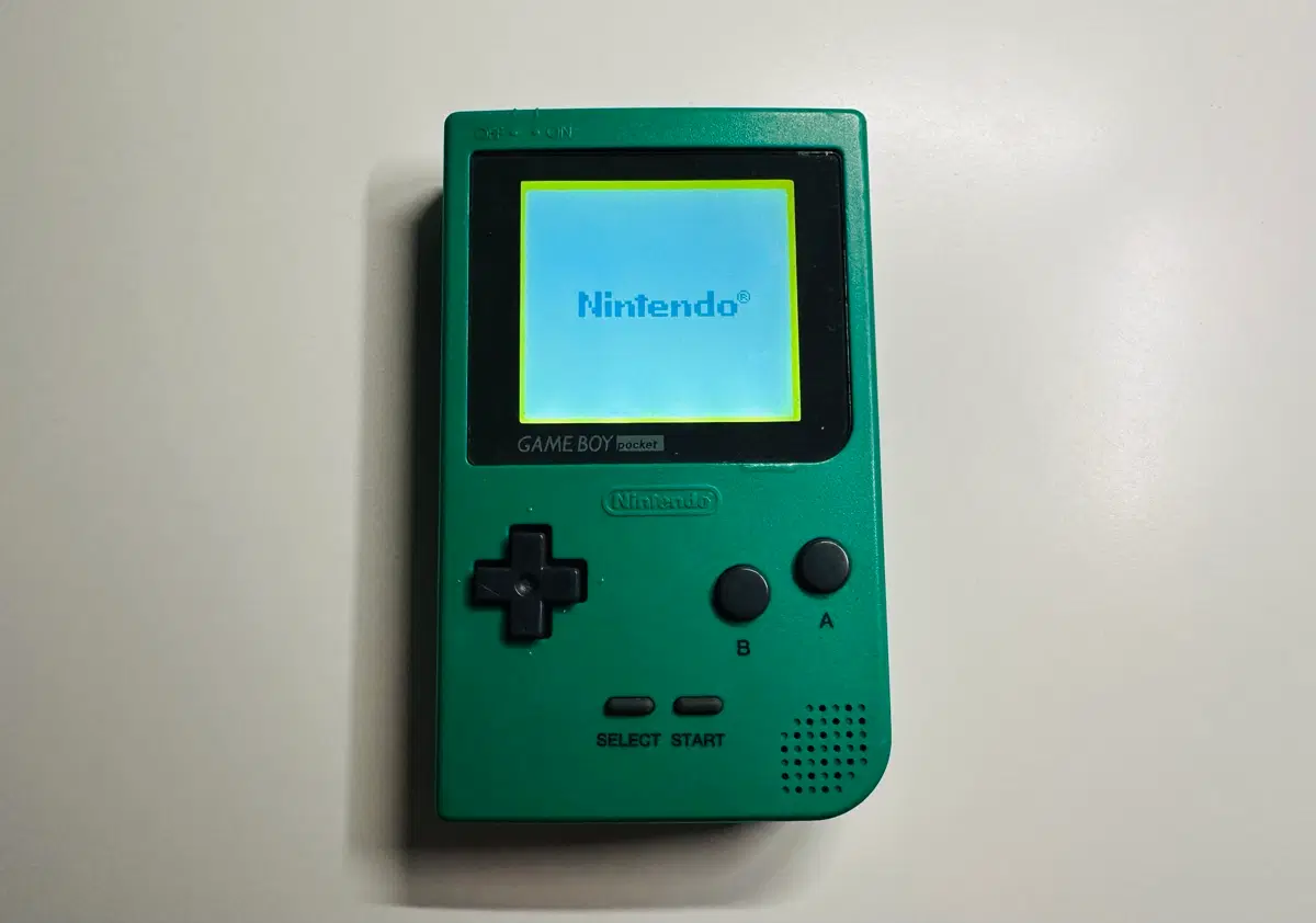 닌텐도 GBP 게임보이 포켓 그린 백라이트 개조품 판매 (GBA, 게임보이어드밴스)