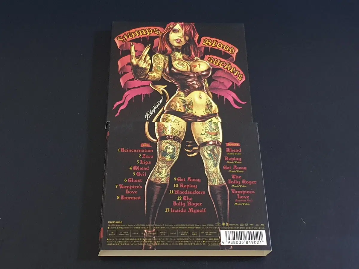 VAMPS 뱀프스 앨범 BLOODSUCKERS (CD+Blu-ray) 하이도 카즈 유닛 프로젝트 밴드