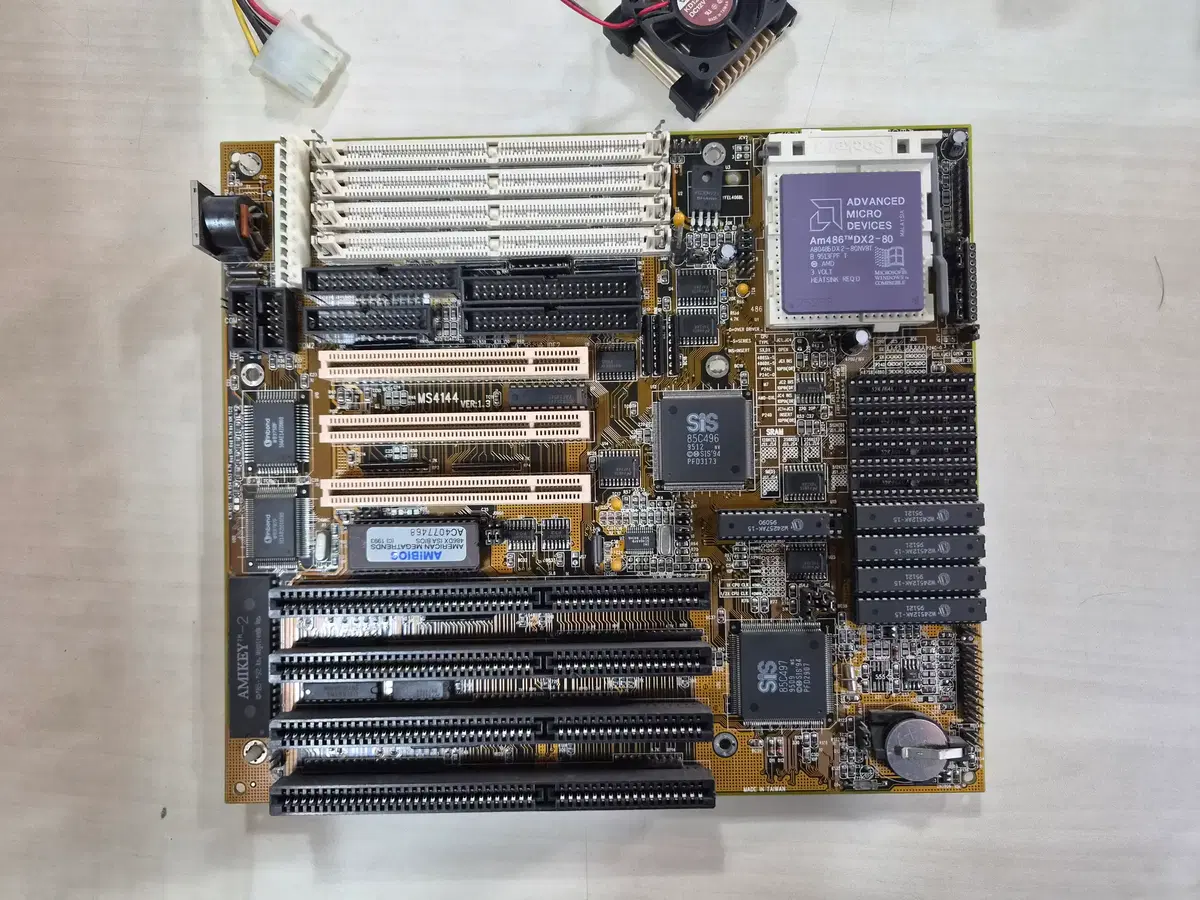 AMD 486 DX2-80 CPU, MS4144 메인보드 테스트못함