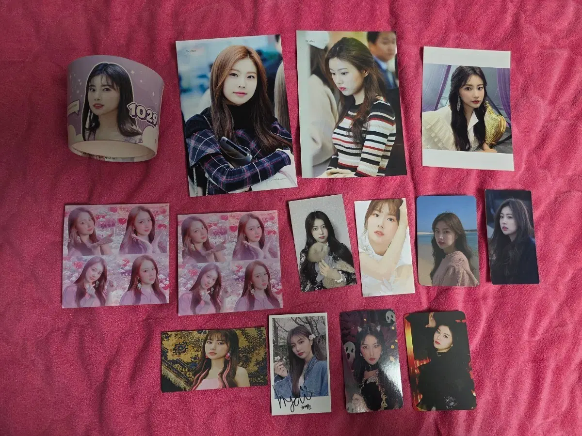 아이즈원 강혜원 생일카페 굿즈