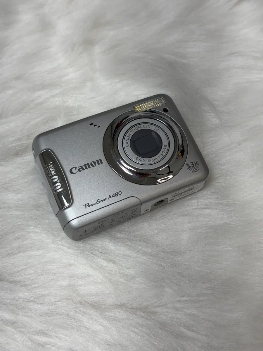 (S급!) 캐논 파워샷 A480 실버 (AA배터리 동봉)