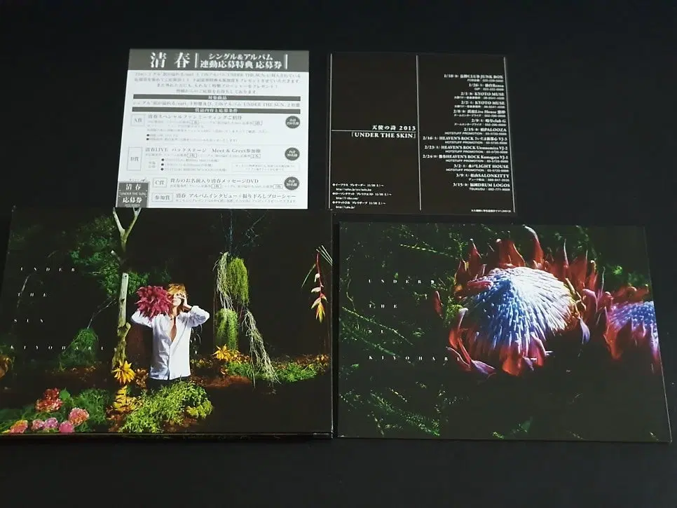 키요하루 앨범 UNDER THE SUN (CD+DVD) 한정반 쿠로유메