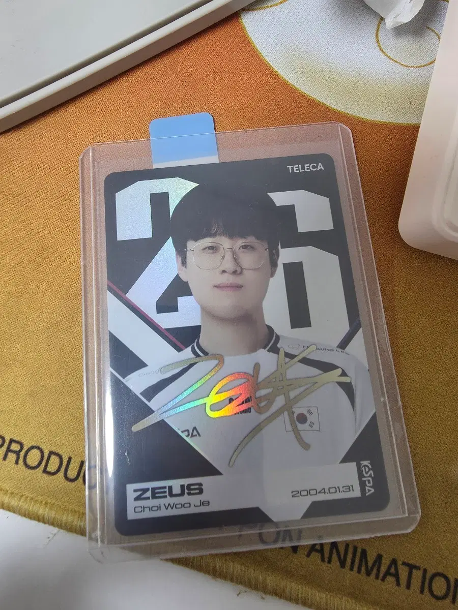Zeus 제우스 Kespa TELECA 테레카 국가대표 카드