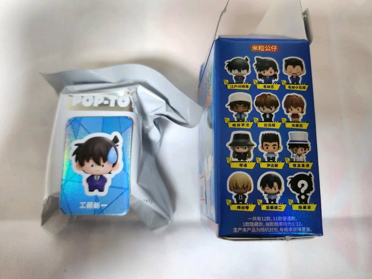 명탐정코난 쿠도신이치 TCG 카드 와 쌀알 미니피규어 일괄 판매합니다