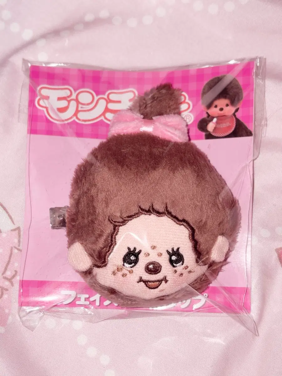 몬치치 페이스 헤어핀 헤어클립 머리핀 인형